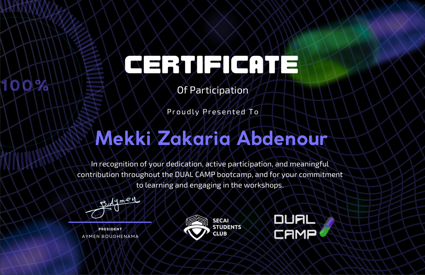 Dual Camp AI Certificate - 1-day AI workshop on ML and neural networks