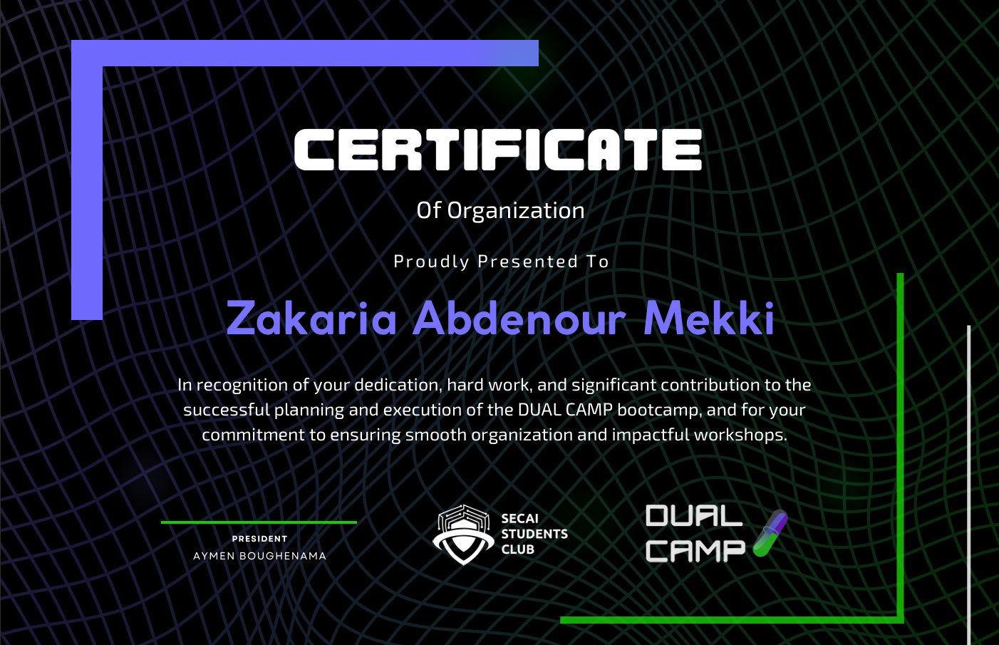 Dual Camp Security Certificate - 1-day cybersecurity workshop on penetration testing and network security